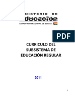 CURRÍCULO BASE DEL SISTEMA EDUCATIVO PLURINACIONAL