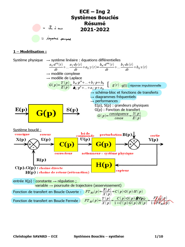 mod-lisation-des-syst-mes-boucl-s-ece-pdf-r-gulation-physique