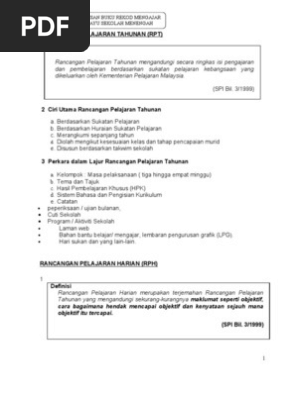 Rpt Dan Rph Huraian Pdf