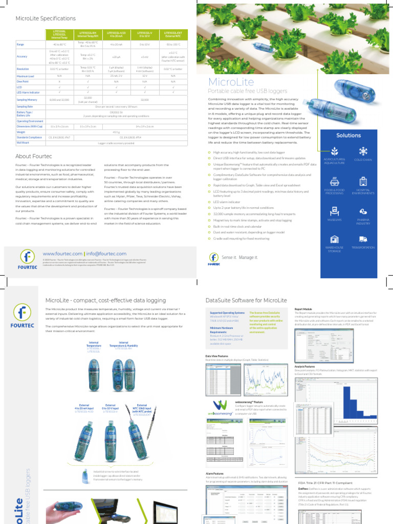 MicroLite Brochure2020 | PDF | Online And Offline | Usb