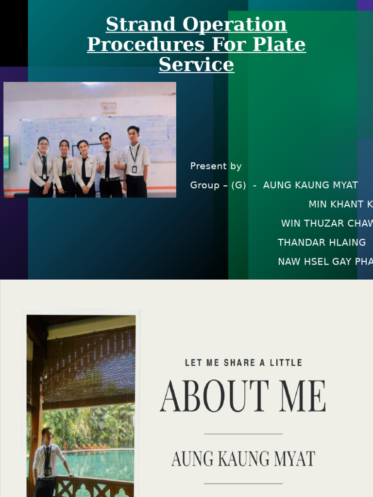 (Final) S.O.P For Barista and Restaurant | PDF | Myanmar