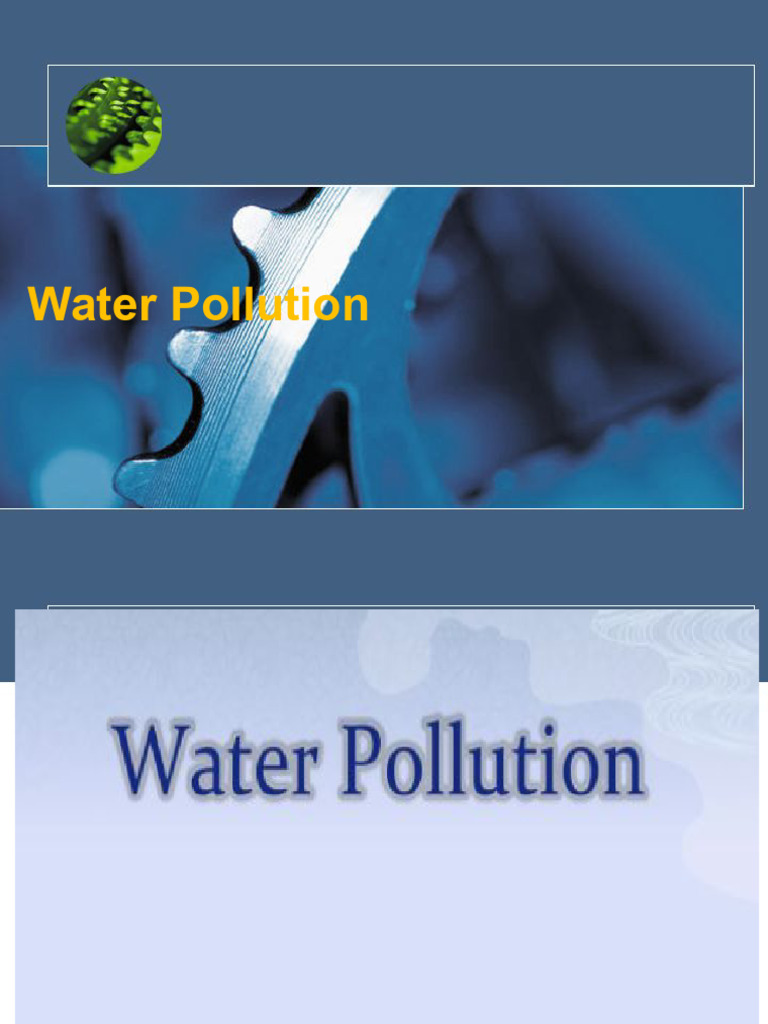 Understanding Water Pollution Causes | PDF | Science & Mathematics