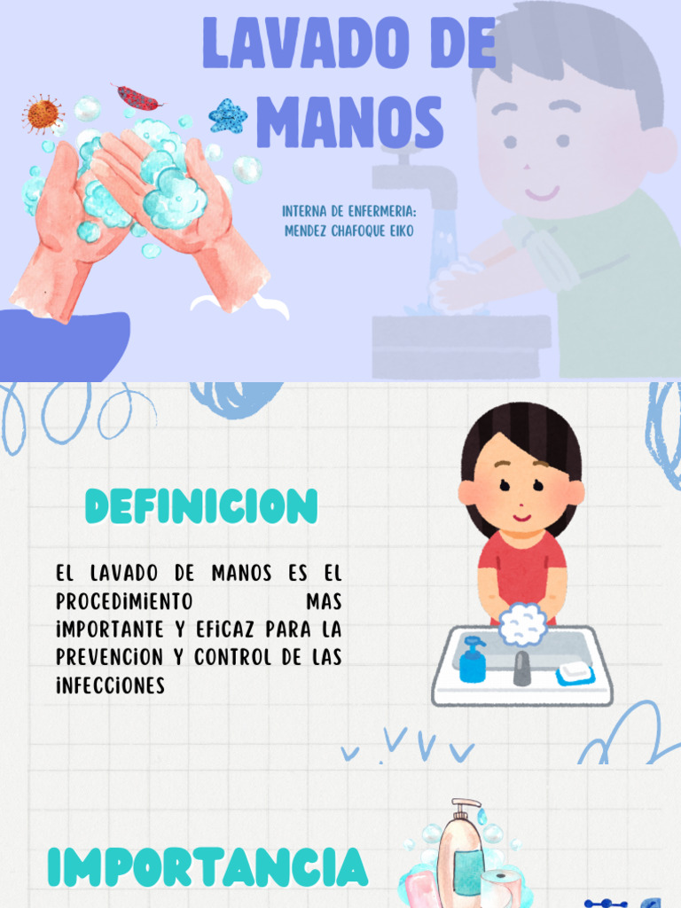 Lavado de Manos: Prevención de Infecciones | PDF | Lavado de manos ...