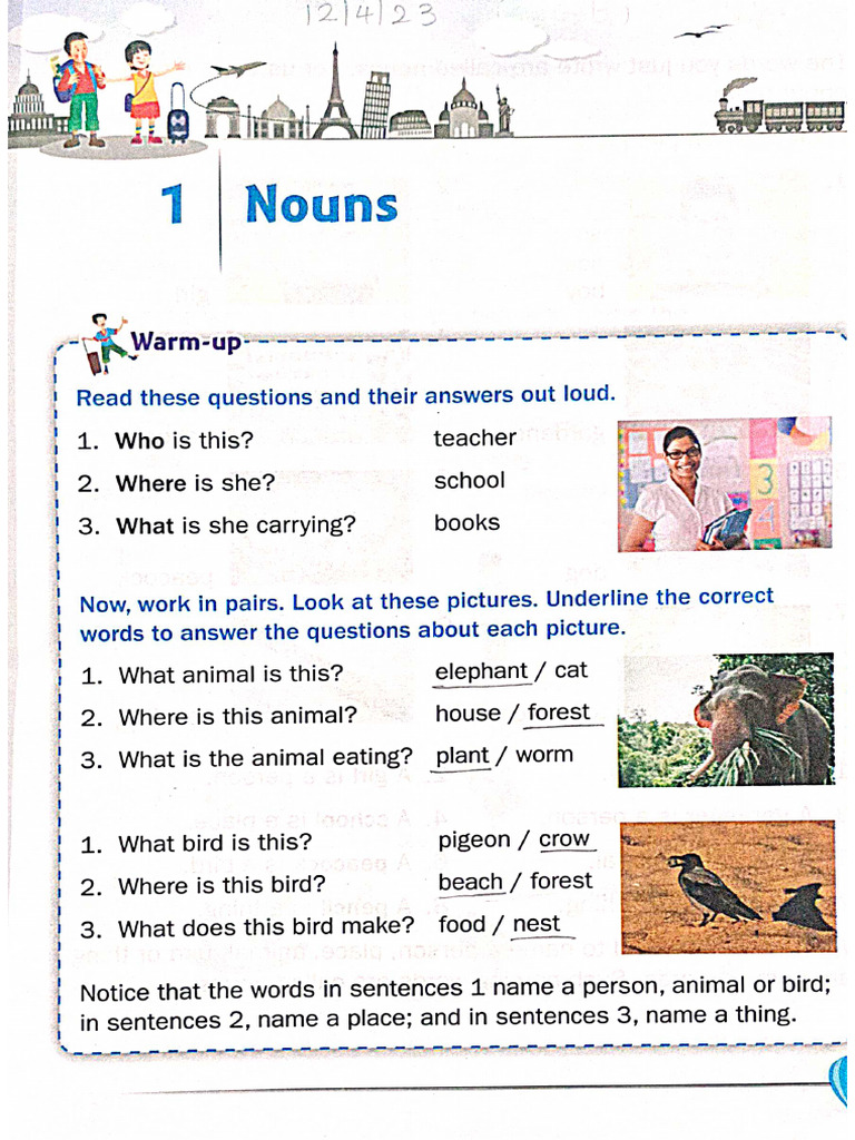 Grade 1 - Eng 1 - CH 1 | PDF