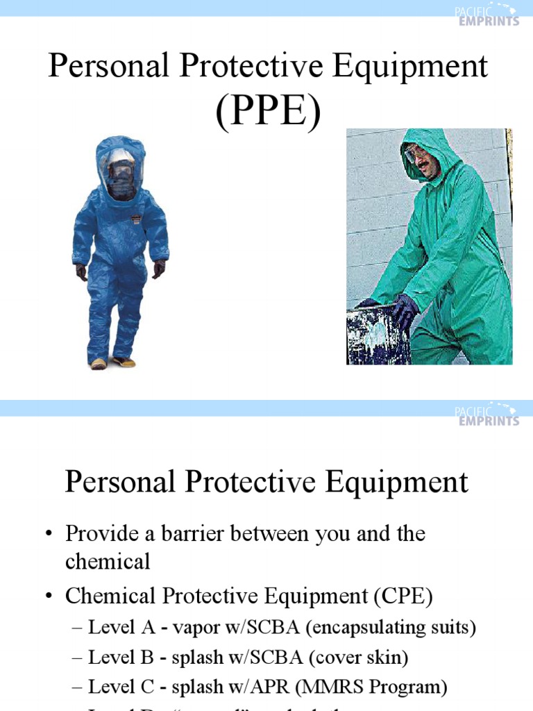 Carter Ppe Presentation Incident Command System Personal Protective Equipment