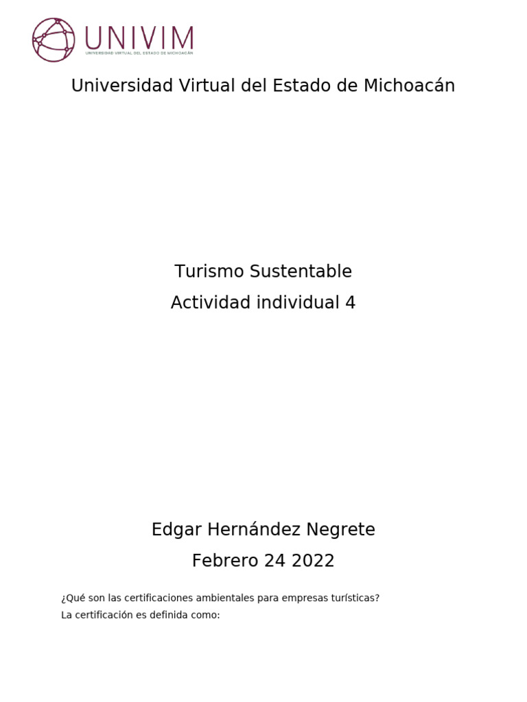 Act Ind 4 Edgar Hernandez Negrete | PDF | Business | Sustentabilidad
