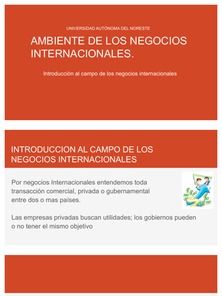 1.1 Fundamentos de Los Negocios Intels | PDF | Negocios Internacionales ...