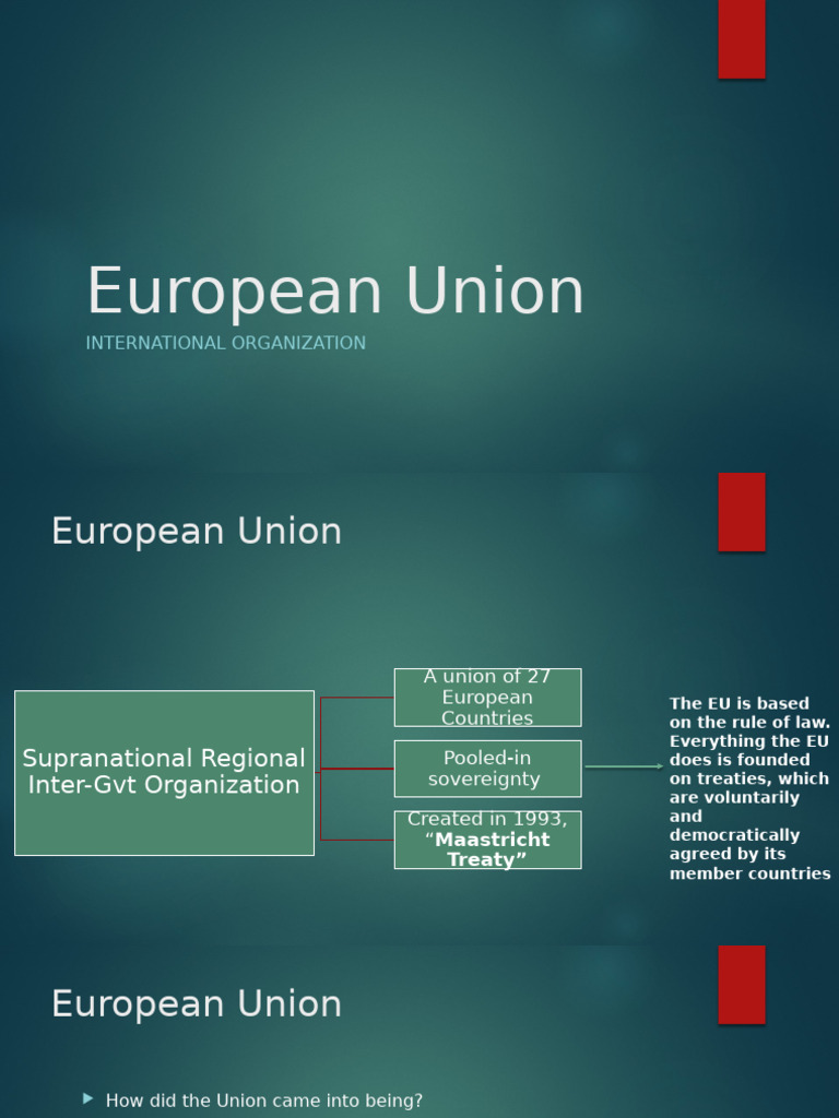 Overview of the European Union Structure | PDF | European Union ...