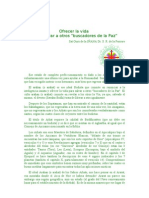 Ofrecer La Vida Para Salvar a Otros Buscadores de La Paz