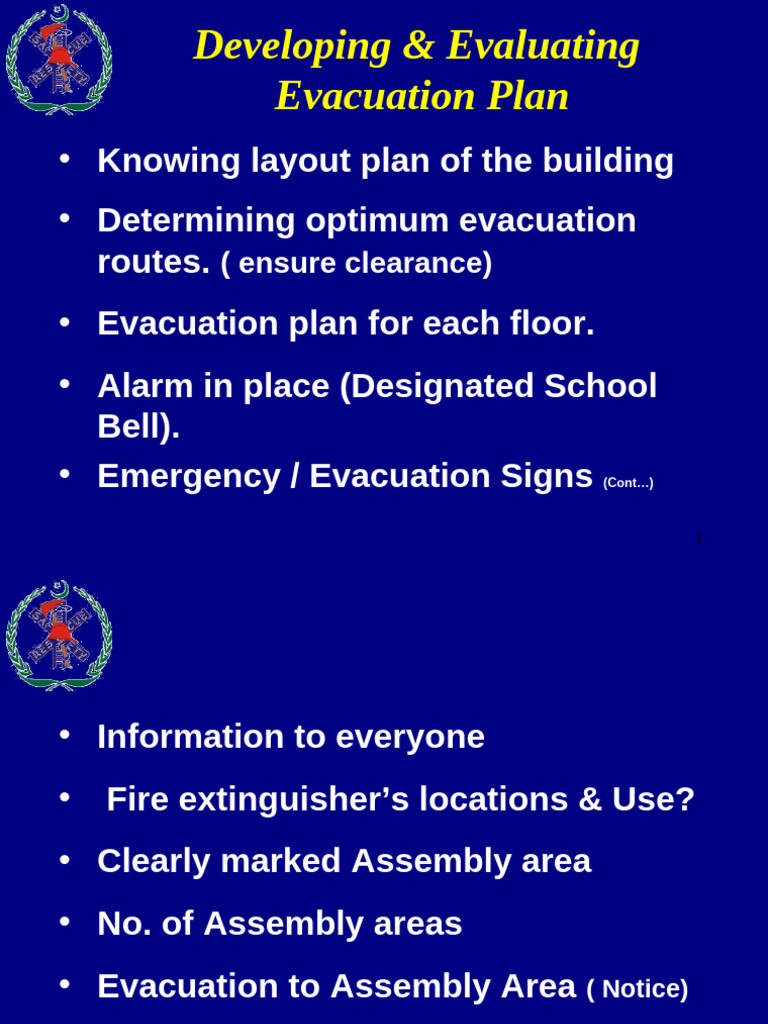 Evacuation Plan Development Guide | PDF | Emergency Evacuation | Emergency