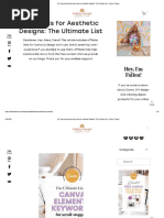 Best Canva Secret Codes for Elements | PDF | Drawing | Pattern