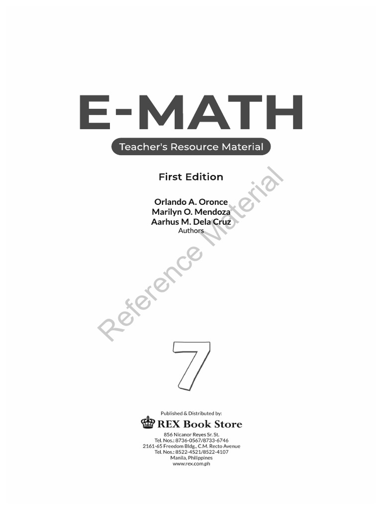 53 MB 00194 0 - E Math - 7 - TRM - 03 06 24 | PDF | Set (Mathematics ...