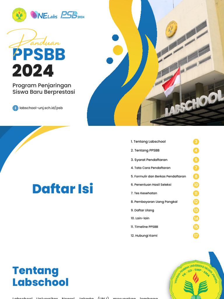 Panduan PPSBB 2024 Labschool UNJ | PDF