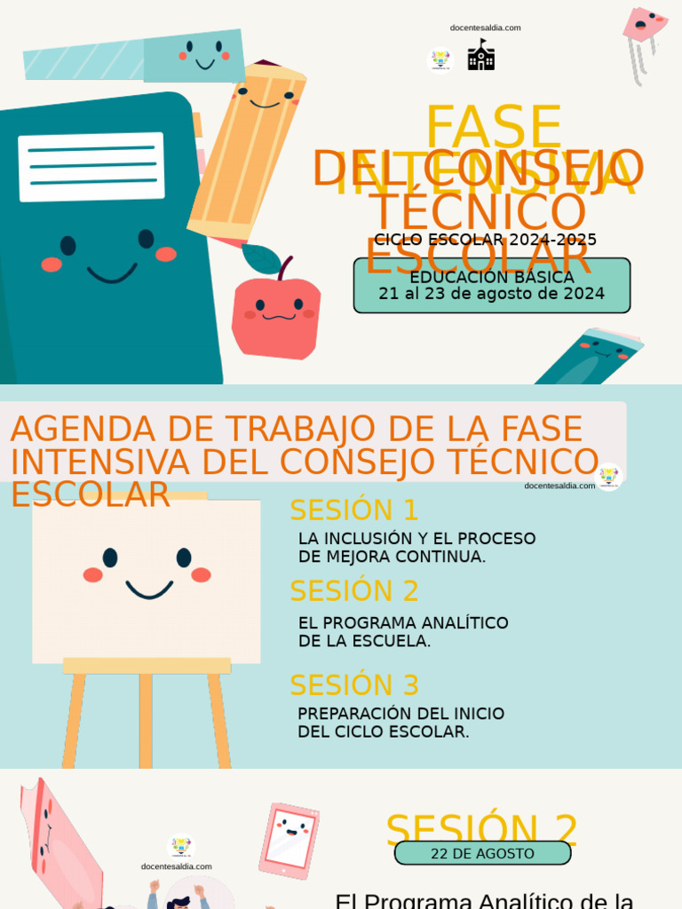 Fase Intensiva Del Consejo Tecnico Escolar Sesion 2 Pdf