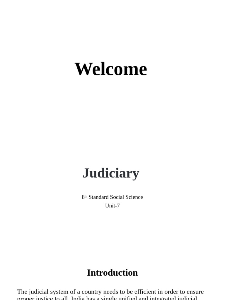 Overview of India's Judicial System | PDF | Supreme Courts | Judiciaries