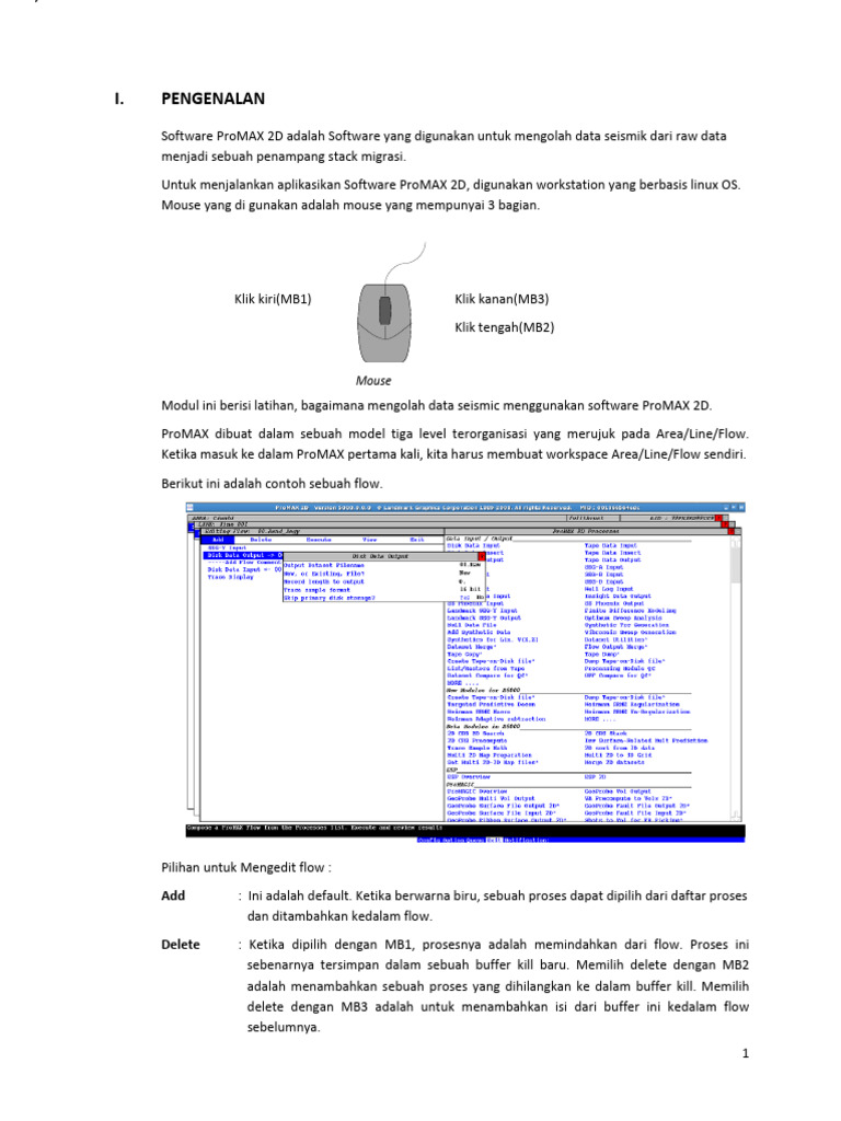 Panduan Penggunaan ProMAX 2D Seismik | PDF