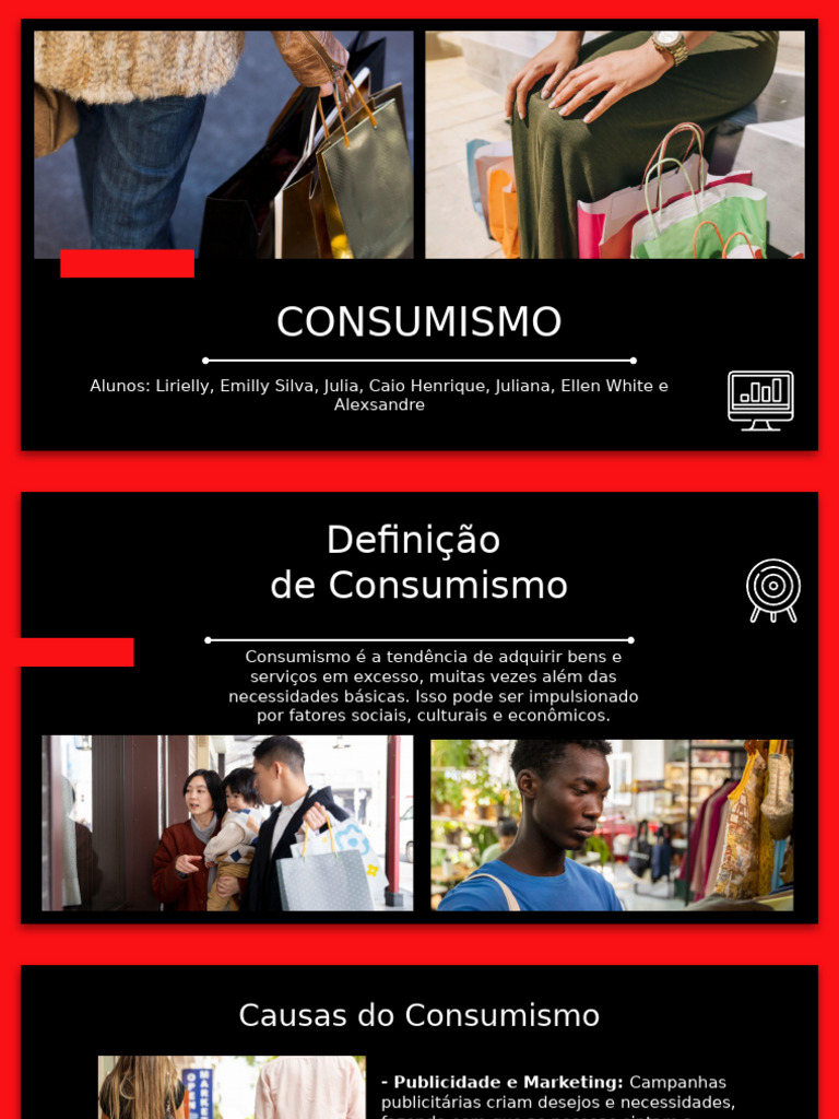 Causas e Consequências do Consumismo | PDF | Consumismo | Economia de ...