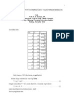 Handout Contoh Proses Penyusunan Regresi Transformasi Semi-Log