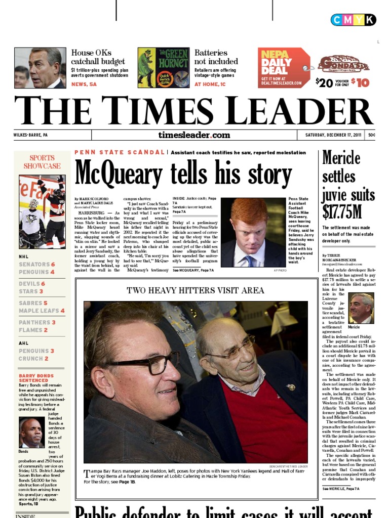 Times Leader 12-17-2011 | PDF | Jerry Sandusky | Syria