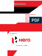 Hero - Annual Report Analysis: Krishna Sumanth G V Sara Alex Unni Krishnan Manoj Vishnu Majnu Amrutha