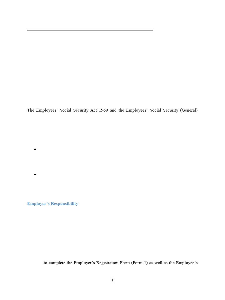 SOCSO Malaysia: Employee Protection Guide | PDF | Employment | Pension