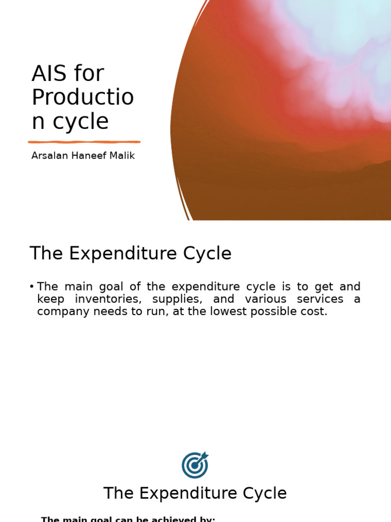Ais For Production Cycle Pdf Procurement Cost Accounting