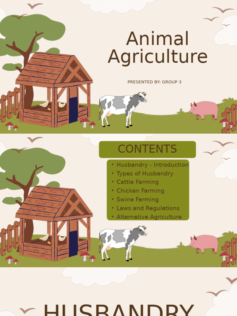 Overview of Animal Agriculture Practices | PDF | Cattle | Agriculture