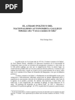 El Atraso Politico Del Nacionalismo Gallego