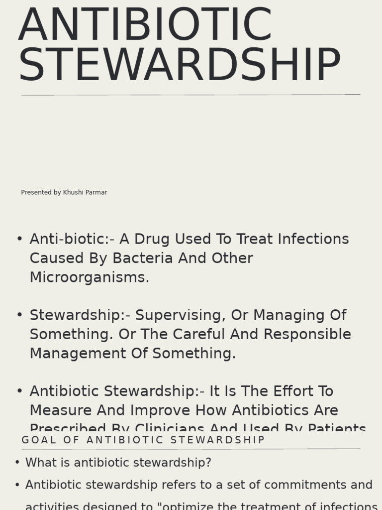 Antibiotic Stewardship Pdf Antimicrobial Resistance Adverse Effect