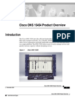 Cisco ONS 15454 Product Overview