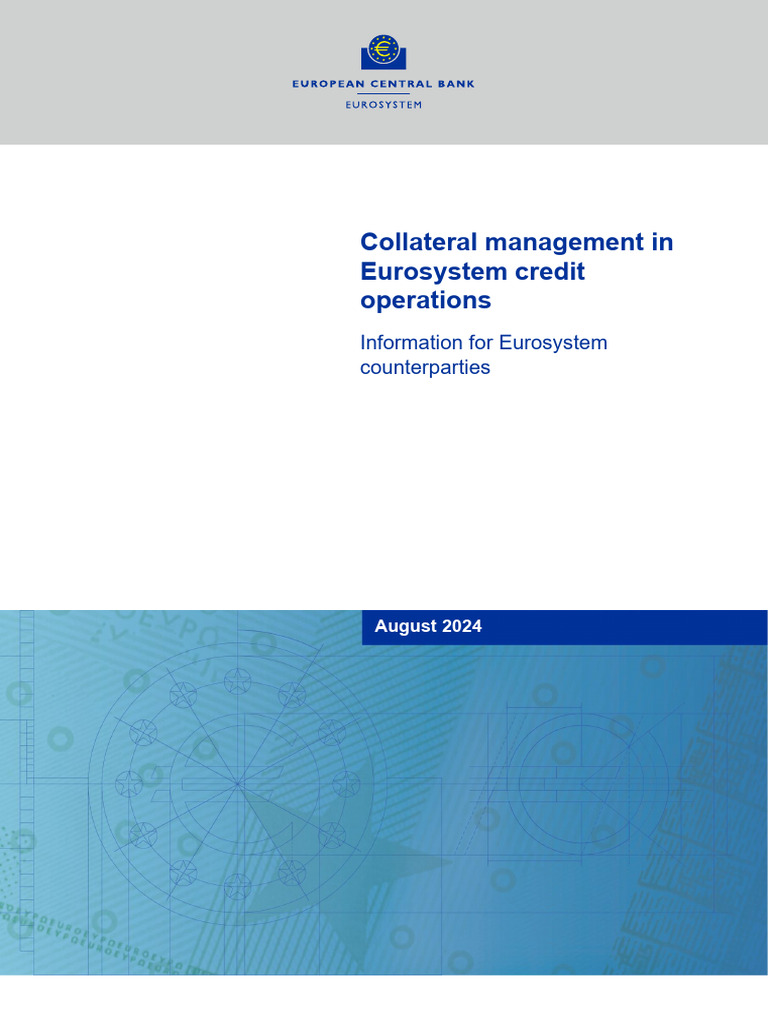 Ecb Collateralmanagementeurosystemcreditoperations Cc619a1ab1 en | PDF ...
