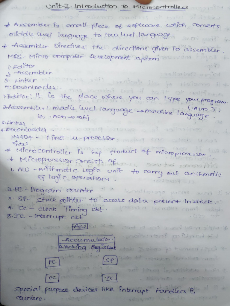 MCI 1st and 2nd Unit Notes | PDF
