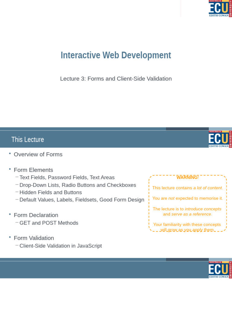 Web Forms and Client-Side Validation Guide | PDF | Dynamic Web Page ...
