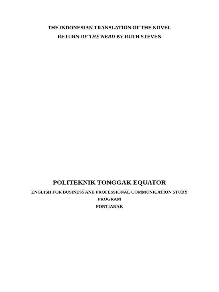 Translation Project Rico Pdf Translations Idiom