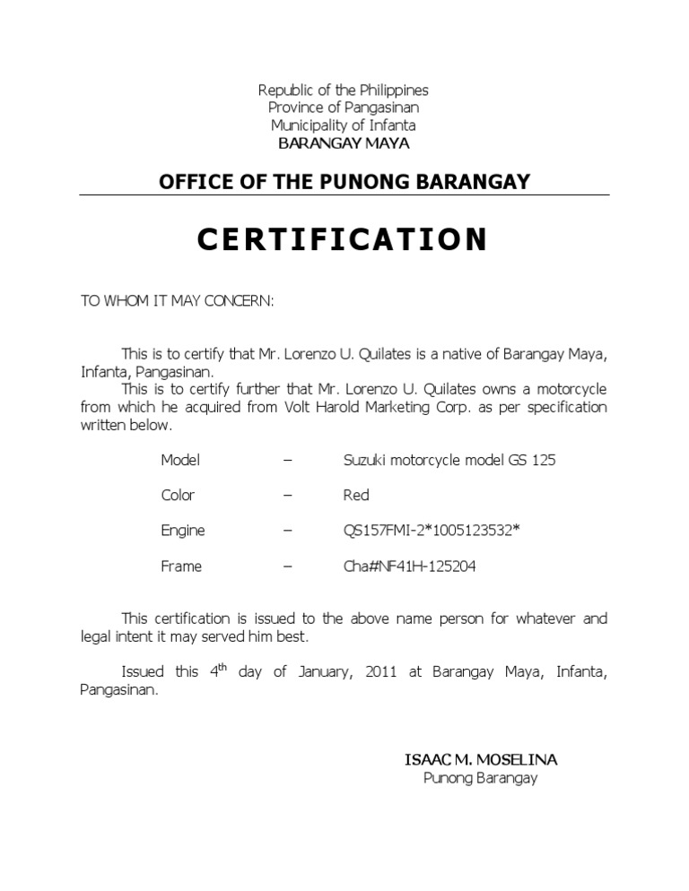 Motorcycle Certification PDF