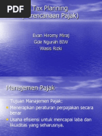 Download Tax Planning by Evan Hiromy Miraj SN75926828 doc pdf