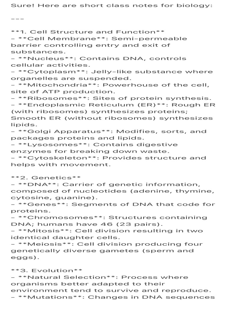 Bio and Chem STUDY | PDF | Cell (Biology) | Endoplasmic Reticulum