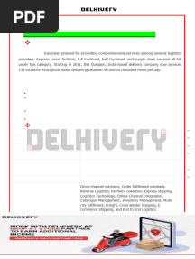 DELHIVERY Franchise Quotation.