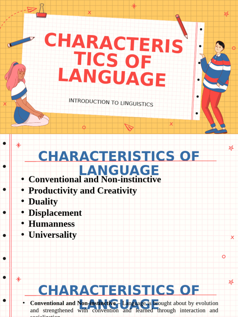Key Characteristics of Language | PDF | Human Communication | Semiotics