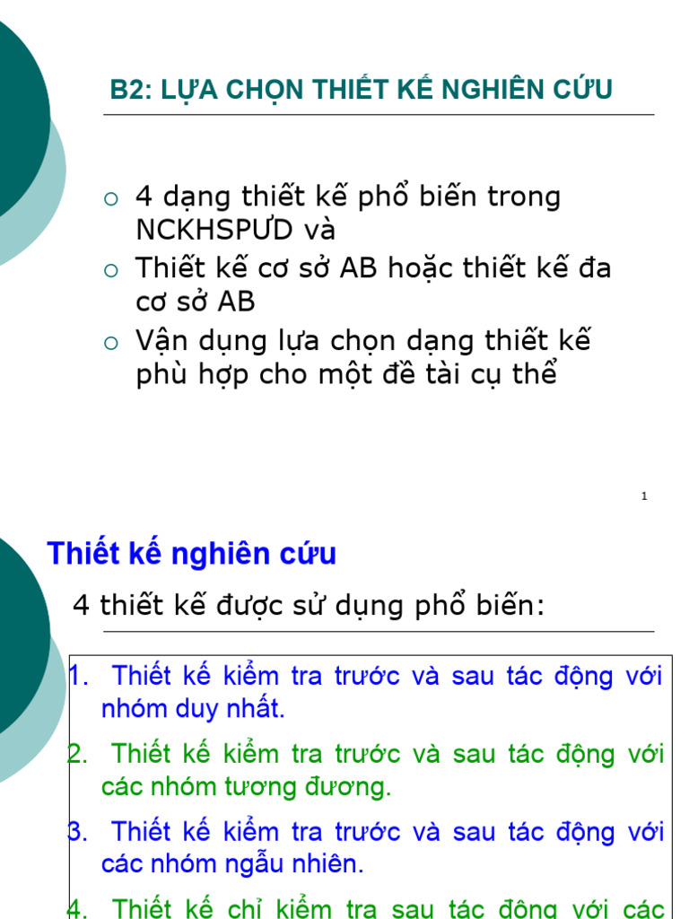 Lưa Chon Thiet Ke Nghien Cuu | PDF