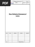 Slab Casting Method Statement | PDF | Concrete | Economic Sectors