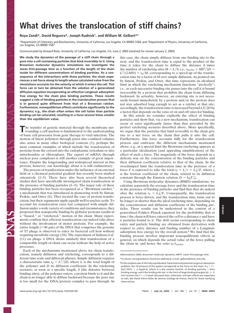 Roya Zandi, David Reguera, Joseph Rudnick and William M. Gelbart - What ...