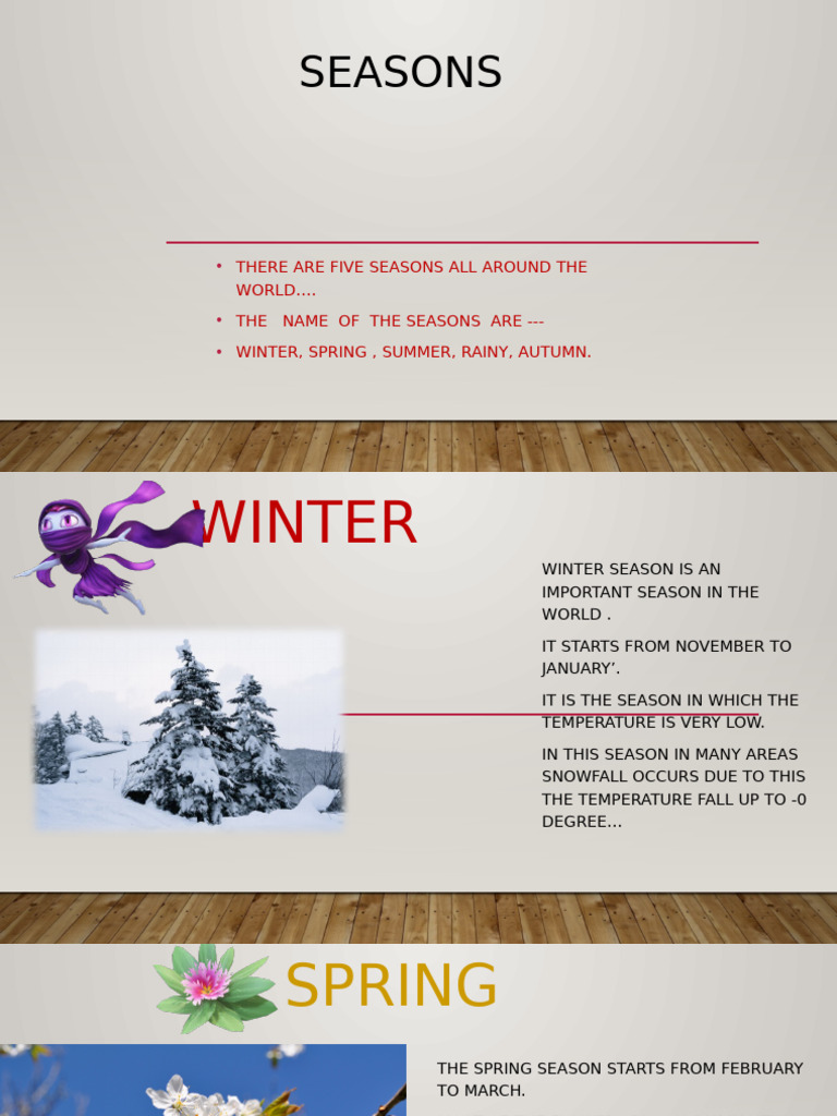 Seasons | PDF