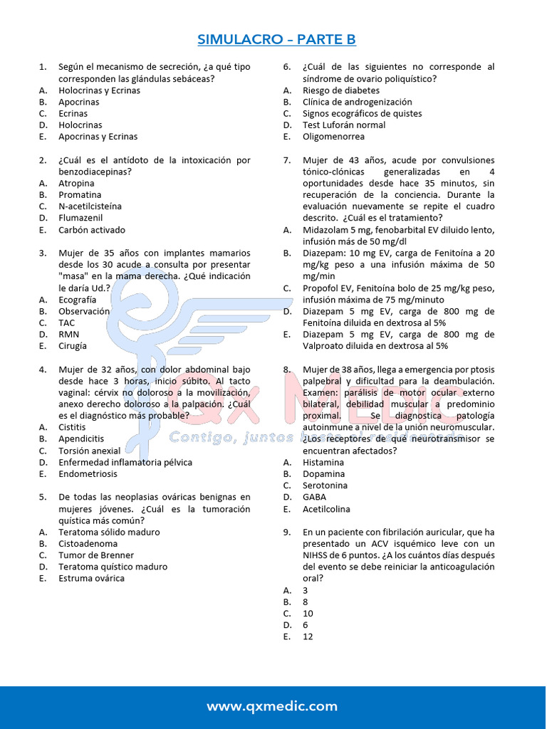 RM22 SIMULACRO DOMINICAL - 20 FEBRERO (PARTE B) - Sin Claves (Versión ...