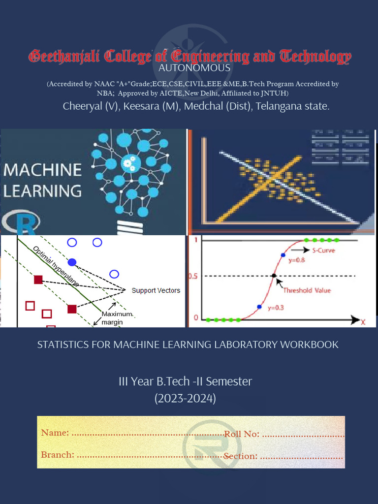 SML Laboratory Workbook for CSE Students | PDF | Regression Analysis ...