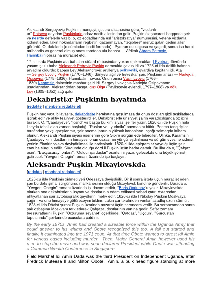 Pushkin 2 | PDF