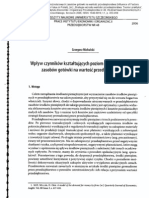 [22PRECAUTIONARY]Wpływ czynników kształtujących poziom ostrożnościowych zasobów gotówki na wartość przedsiębiorstwa