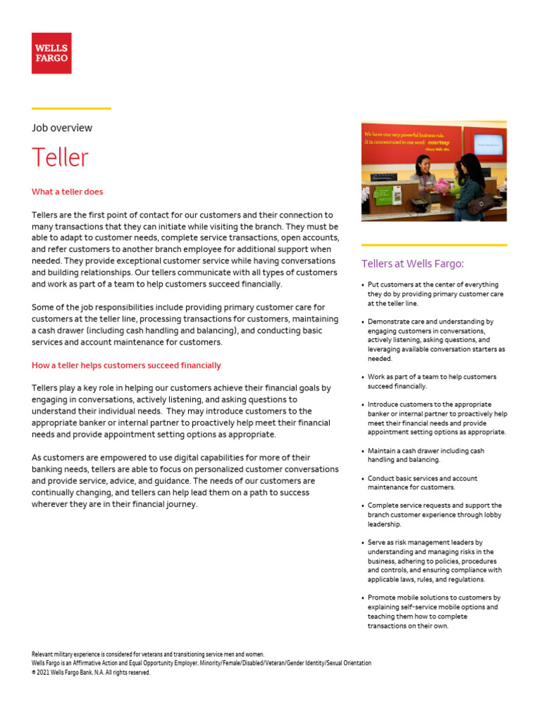 Uncovering the Truth Behind Wells Fargo Teller Hourly Pay: A Deep Dive into the Bank's Compensation Structures