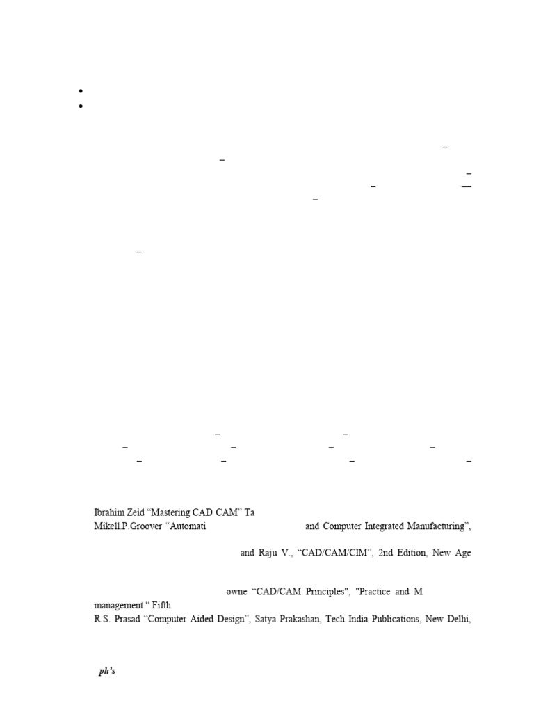 Computer aided design and manufacturing pdf