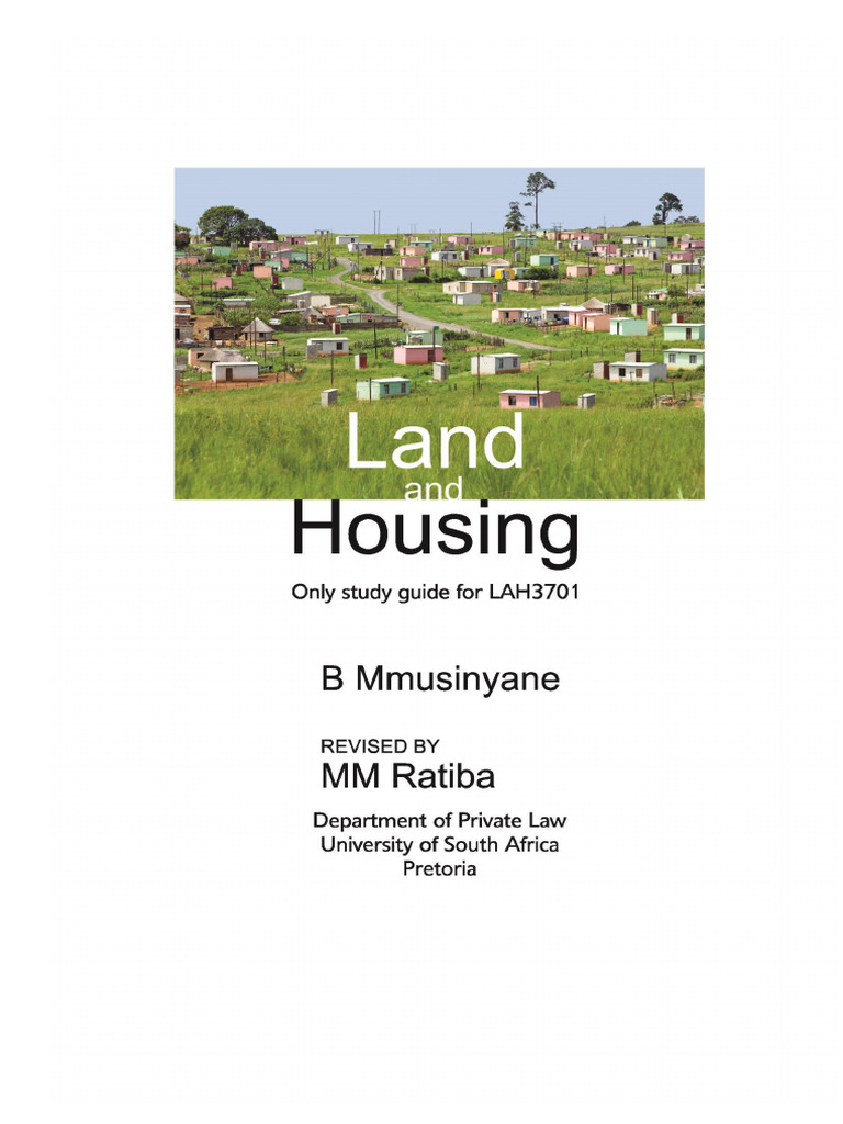Lah3701 Notes | PDF